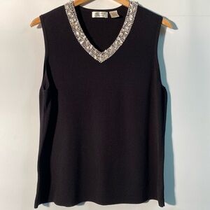 Laura Ashley - women’s sleeveless sweater. Size 1X